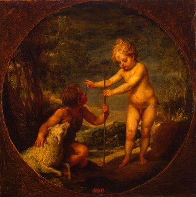 Christ et Jean-Baptiste enfants, vers 1665 - Alonso Cano