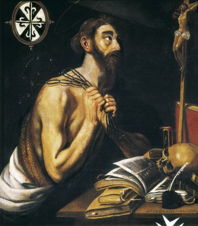 Saint Dominique pénitent. 1621 - Alonso Florin