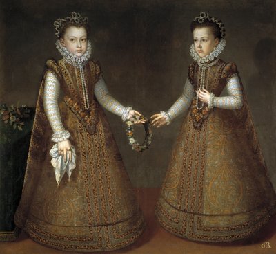 Les infantes Isabel Clara Eugenia et Catherine Michelle d