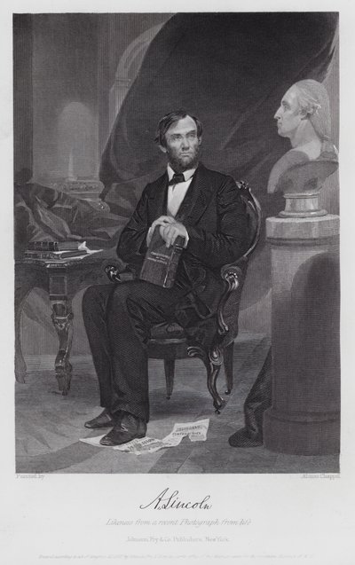 Abraham Lincoln (gravure) - Alonzo (after) Chappel