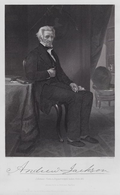 Andrew Jackson (gravure) - Alonzo (after) Chappel