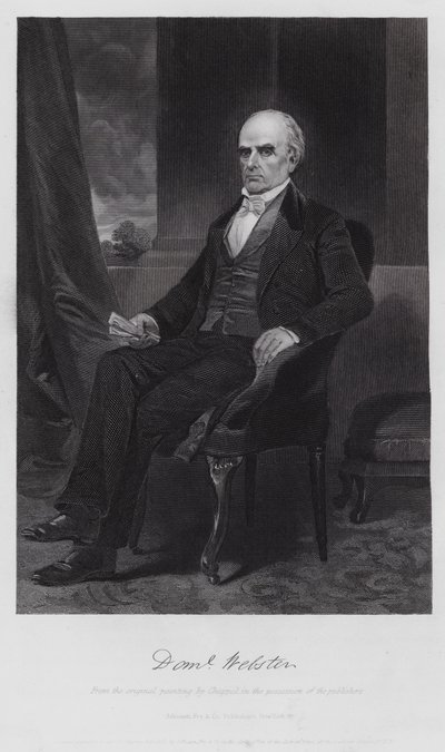 Daniel Webster (gravure) - Alonzo (after) Chappel