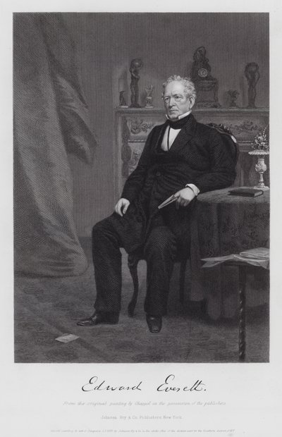 Edward Everett (gravure) - Alonzo (after) Chappel
