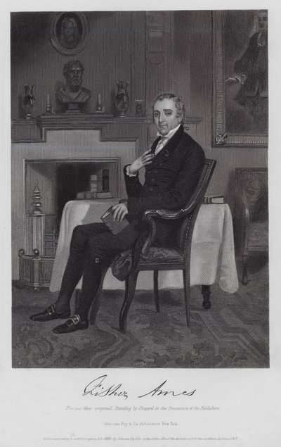 Fisher Ames (gravure) - Alonzo (after) Chappel