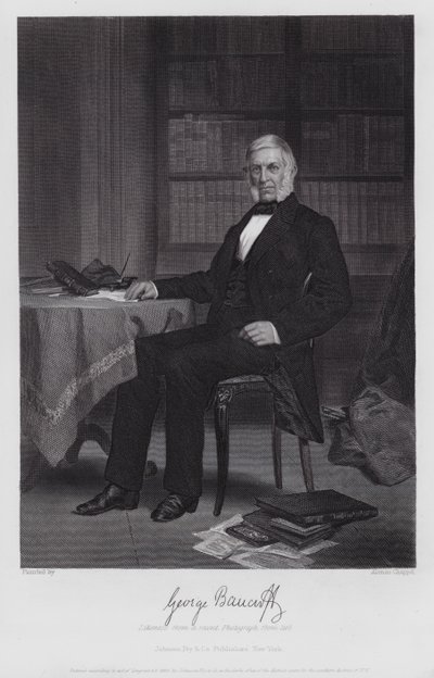George Bancroft (gravure) - Alonzo (after) Chappel