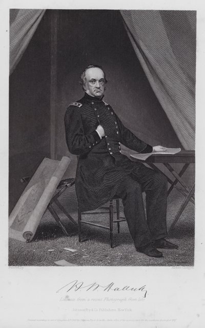 Henry Wager Halleck - Alonzo (after) Chappel