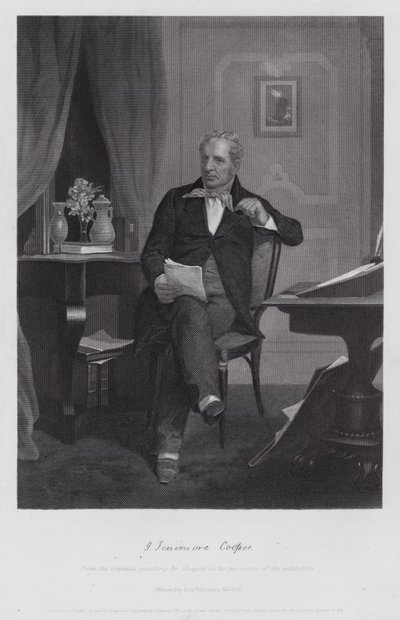 James Fenimore Cooper (gravure) - Alonzo (after) Chappel