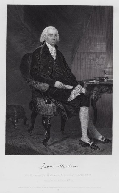 James Madison (gravure) - Alonzo (after) Chappel