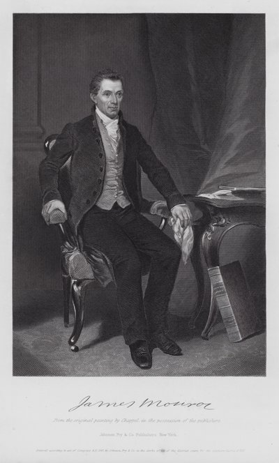 James Monroe (gravure) - Alonzo (after) Chappel