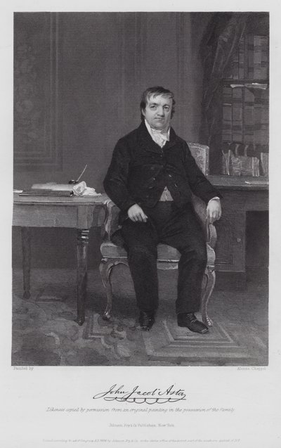 John Jacob Astor (gravure) - Alonzo (after) Chappel