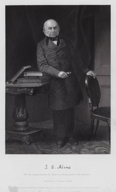 John Quincy Adams (gravure) - Alonzo (after) Chappel
