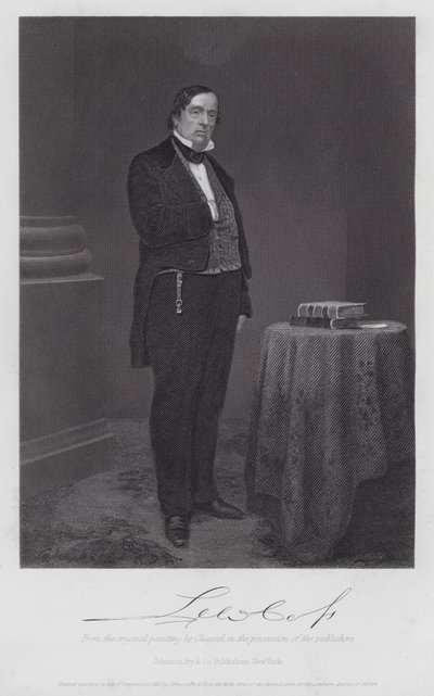 Lewis Cass (gravure) - Alonzo (after) Chappel