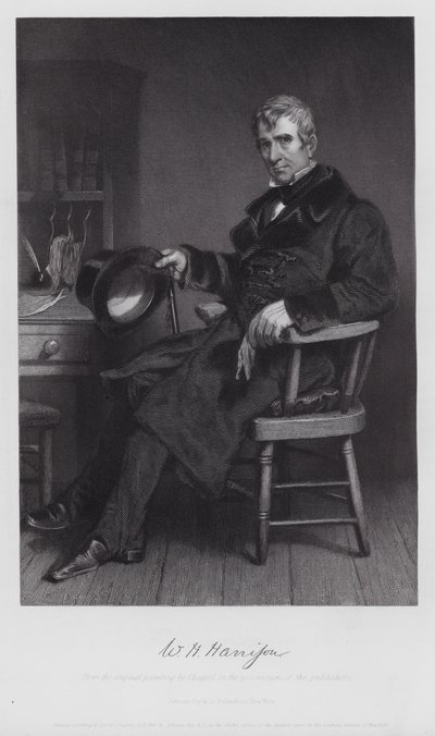 William Henry Harrison (gravure) - Alonzo (after) Chappel