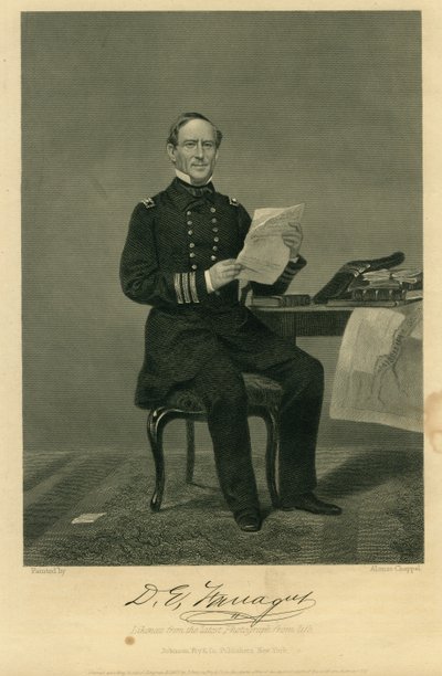 "Adm. David Farragut" (Union) - Alonzo Chappel
