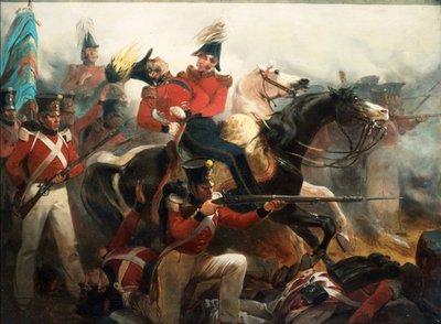 Mort du général Ross à la bataille de Baltimore, 12 septembre 1814 - Alonzo Chappel