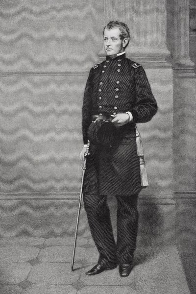 Portrait de Joseph Hooker (1814-79) - Alonzo Chappel