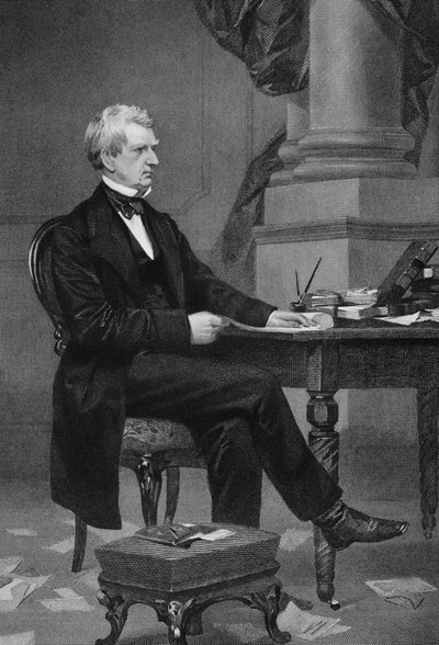 Portrait de William Henry Seward (1801-72) - Alonzo Chappel