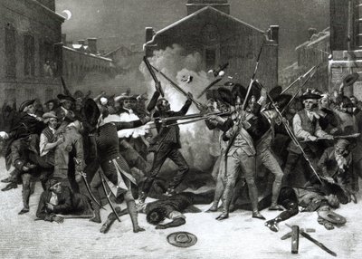 Le Massacre de Boston, 5 mars 1770 - Alonzo Chappel