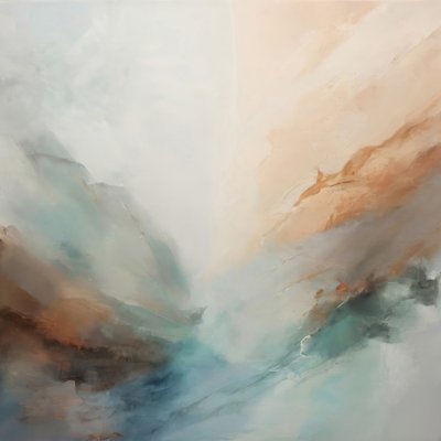 Paysage abstrait apaisant - Alpenglow Workshop
