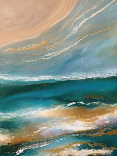 Les vagues scintillantes de l