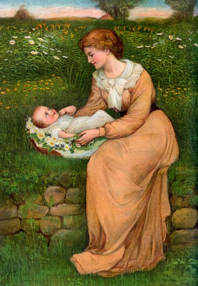 Un lit de marguerites, 1905 - Alphage Brewer