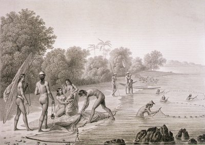 Méthodes de pêche traditionnelles utilisées par les indigènes des îles Mariannes, de 