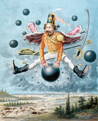 Les aventures surprenantes du baron de Münchhausen, illustration par Alphonse Adolphe Bichard (1879) - Alphonse Adolphe Bichard