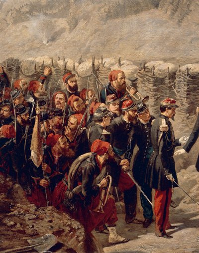 Maréchal Patrice MacMahon avec les Zouaves à Malakoff - Alphonse Antoine Aillaud