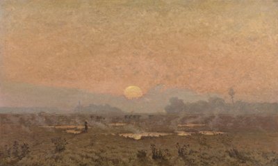 Lever de soleil dans la Kempen - Alphonse Asselbergs