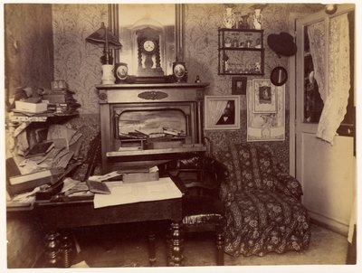Assassinat de la Veuve Bertrand … Vue de la loge après le crime - Alphonse Bertillon