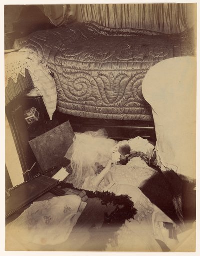 Assassinat de la dame Durand, Vue de la Chambre à Coucher - Alphonse Bertillon