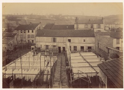 Assassinat de la dame Veuve Templier à Arcueil … Vue de la maison extérieurement - Alphonse Bertillon