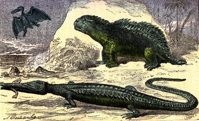 Préhistoire - Période jurassique : Le Téléosaure et l