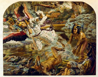 Illustration de Dinet tirée de "Mirages" Scènes de la vie arabe. 1906. Mirages, Scènes de la vie arabe a été illustré par Etienne Dinet et commenté par Silman Ben Ibrahim Bamer. Nasreddine Dinet est né sous le nom d