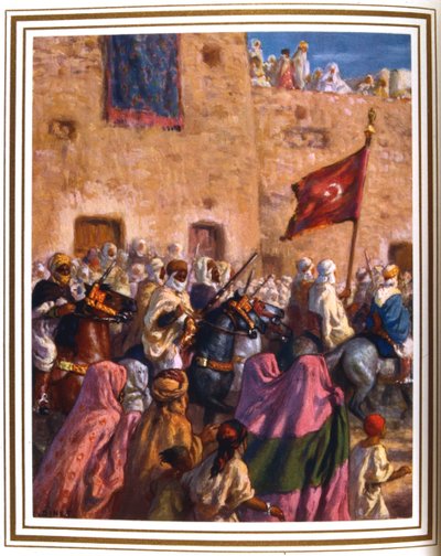 Le départ pour El Djihad ou la Guerre Sainte, 1918 - Alphonse Etienne Dinet