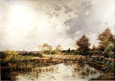 Le lac - Alphonse Henri Mazard