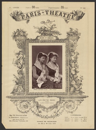 Paris Theatre: Les Soeurs Badia - Alphonse J. Liébert