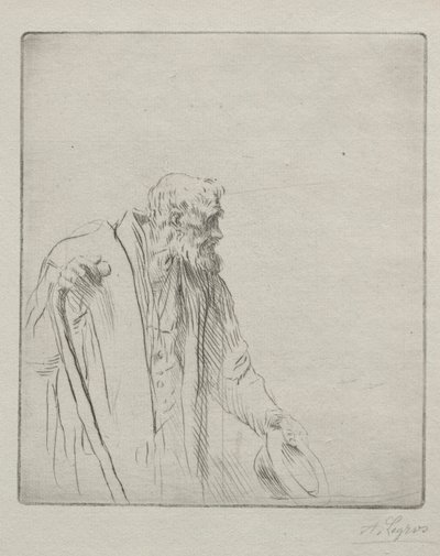 Un mendiant - Alphonse Legros