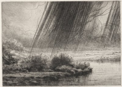 Une tempête - Alphonse Legros