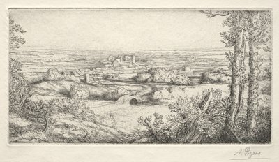 Une vallée en Bourgogne - Alphonse Legros