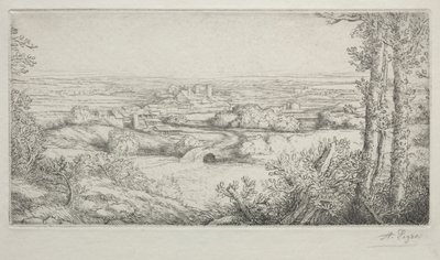 Une Vallée en Bourgogne - Alphonse Legros