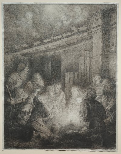 Adoration des bergers - Alphonse Legros