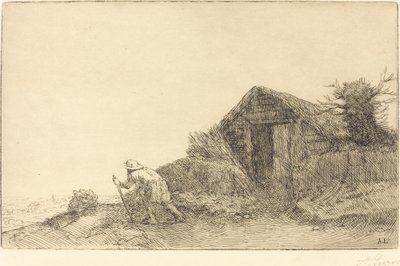 Sur le haut de la colline - Alphonse Legros