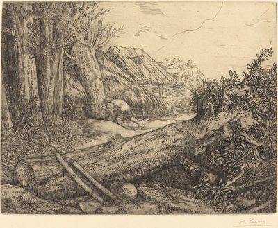 Chez les bûcherons - Alphonse Legros