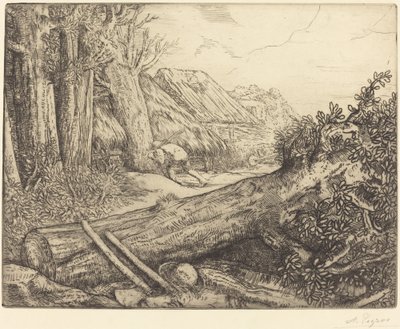 Chez les bûcherons - Alphonse Legros