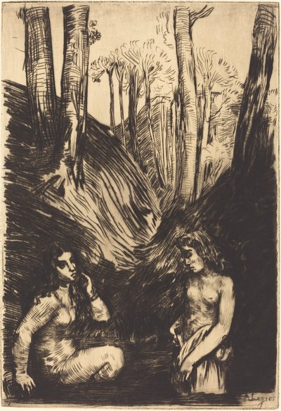 Les baigneuses - Alphonse Legros