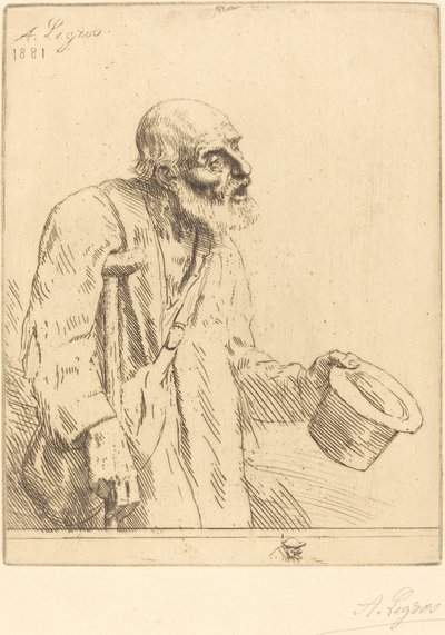 Le mendiant - Alphonse Legros