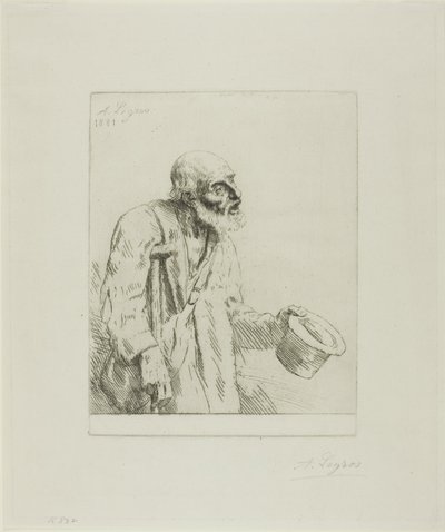 Mendiant avec des béquilles - Alphonse Legros
