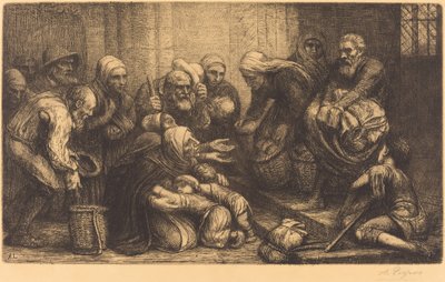 Les mendiants de Bruxelles - Alphonse Legros