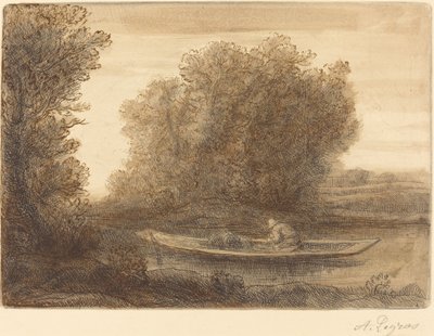 Un coin de rivière - Alphonse Legros